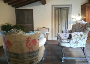 Exclusive armchairs in personalized country style