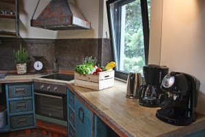 Vintage kitchen in industrial design