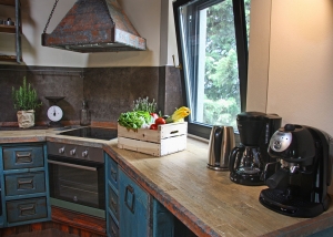 Vintage kitchen in industrial design