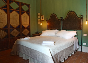 Bedroom with exclusive furnishings