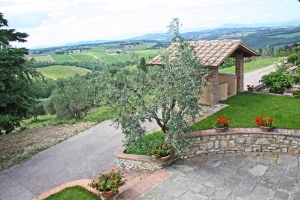 Exterior garden and terrace with panoramic views