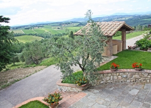 Exterior garden and terrace with panoramic views