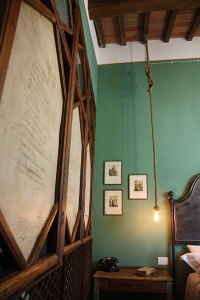 Original wardrobe with amanuensis decorations