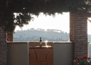 Panoramic terrace reserved for intimate romantic gatherings