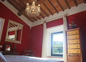 Panoramic view on the wonderful companion, from the bed of the master bedroom